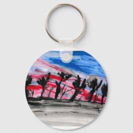 Red Sunset Sleutelhanger