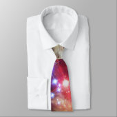 Red Superreuze Star Necktie Stropdas (Gebonden)