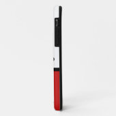 Red Swanky Fleur De Lis BT iPhone 5 Coque (Dos/Gauche)