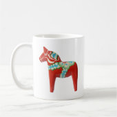 Red Swedish Dala Horse Koffiemok (Links)