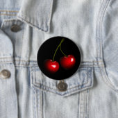 Red Sweet Cherry Button - Kies kleur (In situ)