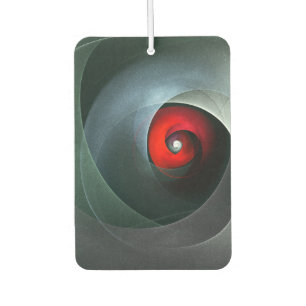 Red Swirl Artistic Modern Abstracte kunst Patroon Luchtverfrisser