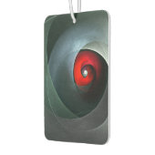 Red Swirl Artistic Modern Abstracte kunst Patroon Luchtverfrisser (Links)