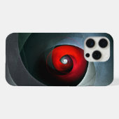 Red Swirl Artistique moderne Art Abstrait Motif #1 (Verso Horizontal)