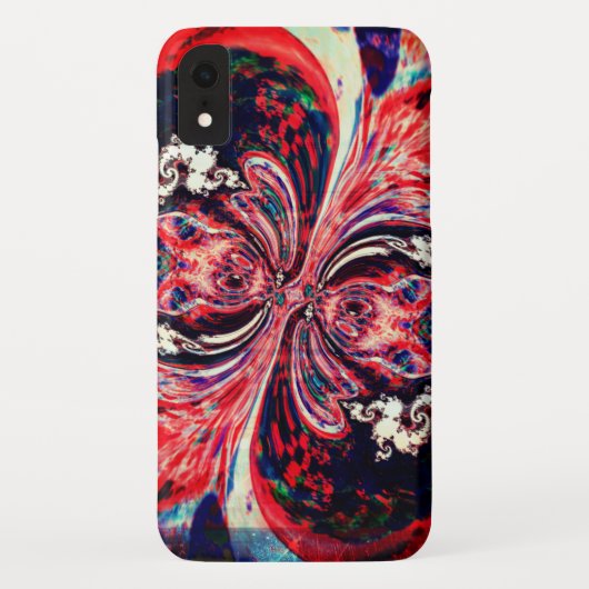 Red Swirl Melt iPhone / coque ipad (Dos)