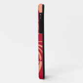 Red Swirl Retro Art Deco Case-Mate iPhone Case (Achterkant/links)
