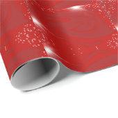 Red Swirls-inpakpapier Cadeaupapier (Rol Hoek)