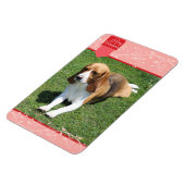 Red Tab en Vlurig kerstcadeautje Magneet (Linkerzijde)