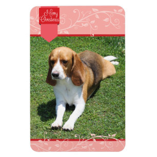 Red Tab en Vlurig kerstcadeautje Magneet