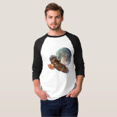 Red-Tail Hawk & Full Moon Wildlife Shirt (Voorkant volledig)