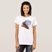 Red-Tail Hawk & Full Moon Wildlife Shirt (Voorkant volledig)