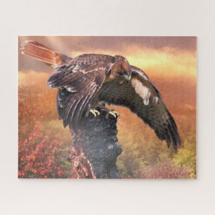 RED TAIL HAWK TOUCHDOWN LEGPUZZEL