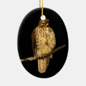 Red Tailed Hawk Keramisch Ornament (Achterkant)