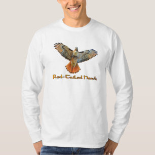 Red-Tailed Hawk Lange T-shirts