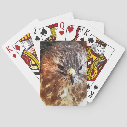 RED TAILED HAWK POKERKAARTEN (Achterkant)