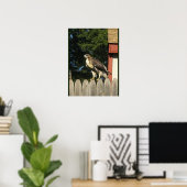 Red Tailed Hawk Poster (Thuiskantoor)