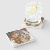 RED TAILED HAWK STENEN ONDERZETTER (Zijkant)