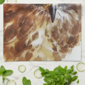 RED TAILED HAWK THEEDOEK (Gevouwen)