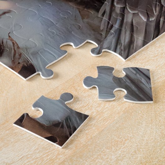 Red Tailed Hawk verdubbelde Legpuzzel (Zijkant)