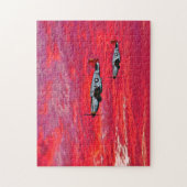 "Red Tails in the Sunset" Puzzle Legpuzzel (Verticaal)