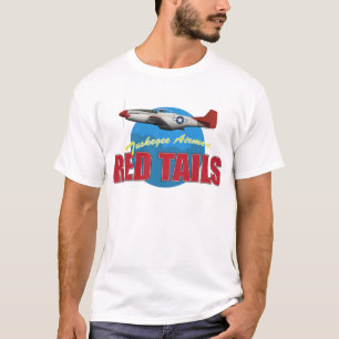 Red Tails Tuskegee Airmen met P-51 T-shirt
