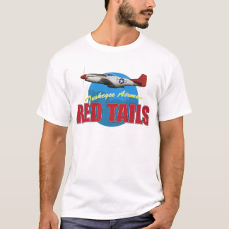 Red Tails Tuskegee Airmen met P-51 T-shirt