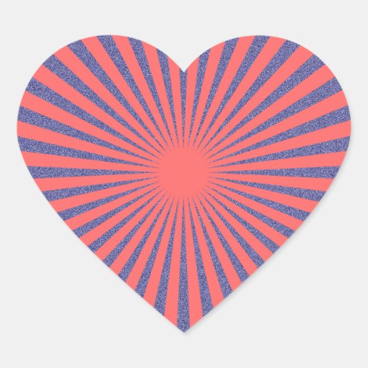 Red Target - Hart Sticker (Voorkant)