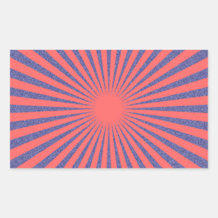 Red Target - Rechthoekige Sticker