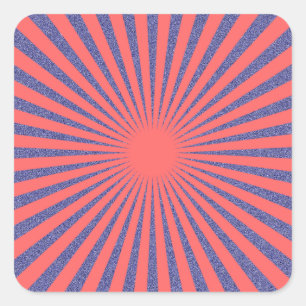 Red Target - Vierkante Sticker