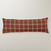 Red Tartan Body Pillow Lichaamskussen (Achterkant)