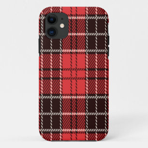 Red Tartan Hoesje-Mate iPhone Case