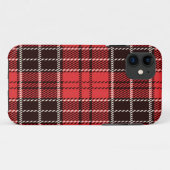 Red Tartan Hoesje-Mate iPhone Case (Achterkant (horizontaal))