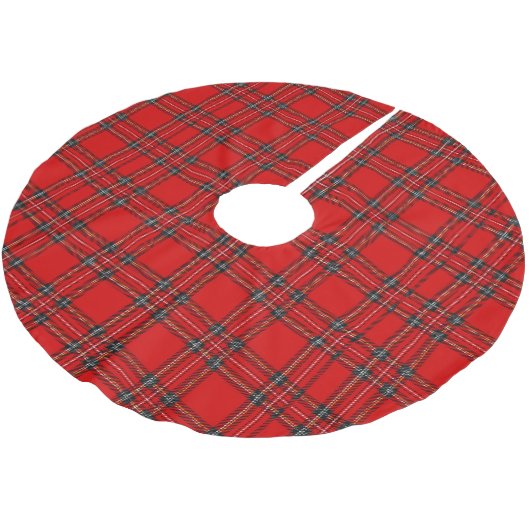 Red Tartan - kerstboomrok Kerstboom Rok (Gekanteld)
