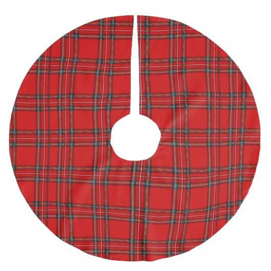 Red Tartan - kerstboomrok Kerstboom Rok (Voorkant)