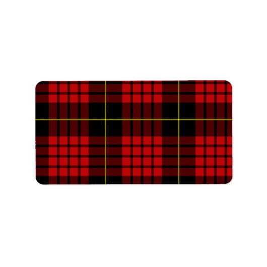 Red Tartan Labels (Voorkant)