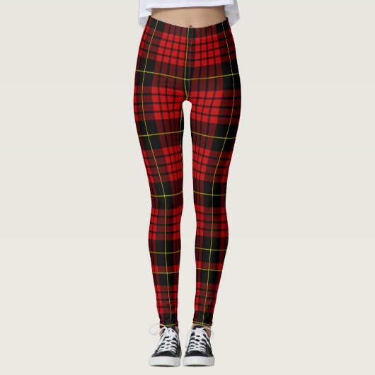 Red Tartan Leggings (Voorkant)