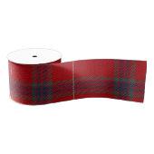 Red Tartan Patroon ID589 Grosgrain Lint (Spoel)