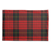 Red Tartan Pset Country Kerstmis Kussensloop (Achterkant)