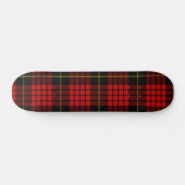 Red Tartan Skateboard (Horizontaal)