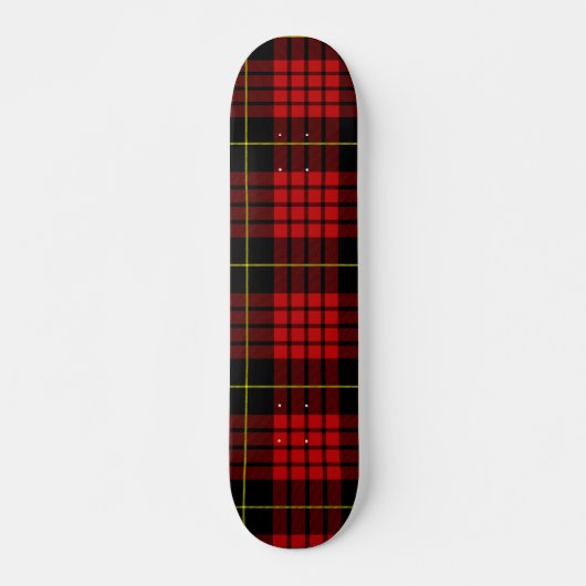 Red Tartan Skateboard (Voorkant)