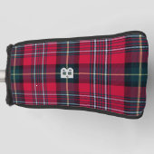 Red Tartan w/out Initiaal(en) Golfheadcover (Voorkant)