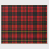 Red Tartan Wrapping Paper Cadeaupapier (Vlak)