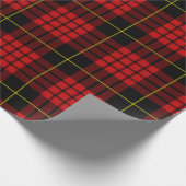 Red Tartan Wrapping Paper Cadeaupapier (Hoek)