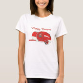 Red Teardrop Camping Women's TeeShirt T-shirt (Voorkant)