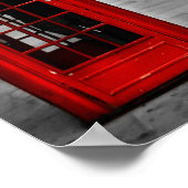Red Telephone Big Ben London Landcape Poster (Coin)