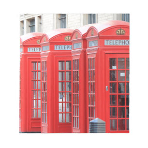 Red Telephone Booths of London Notitieblok