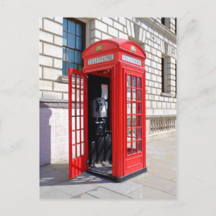 Red Telephone Box, Westminster London Briefkaart