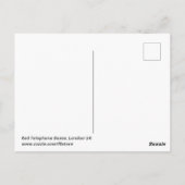 Red Telephone Boxes, Briefkaart Londen (Achterkant)