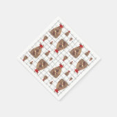 Red Texas Afstuderen Armadillo Servet (Hoek)