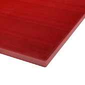 Red Texture Personalized Snijplank (Hoek)